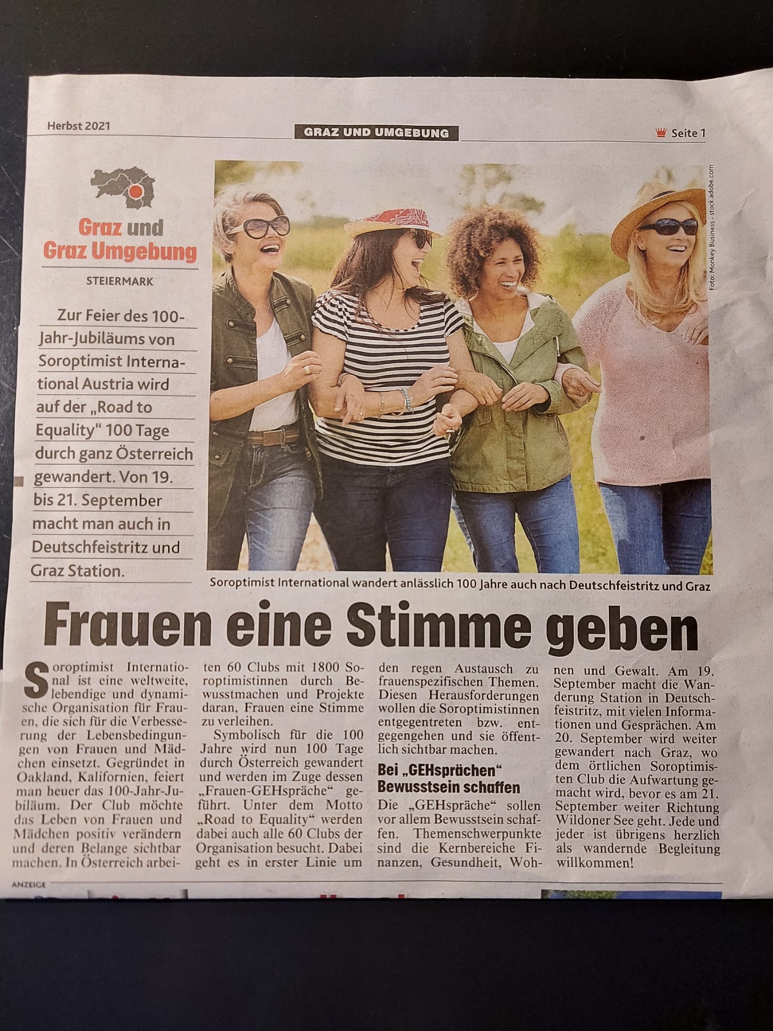 Bericht in der Steirer Krone