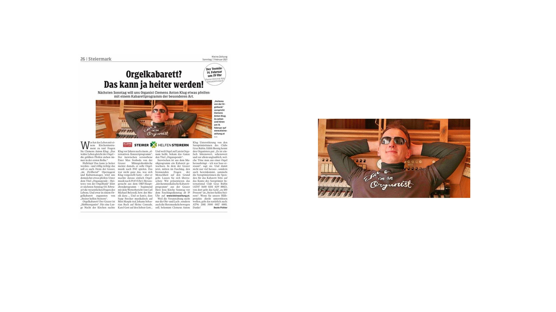 HEITERES von der ORGELBANK